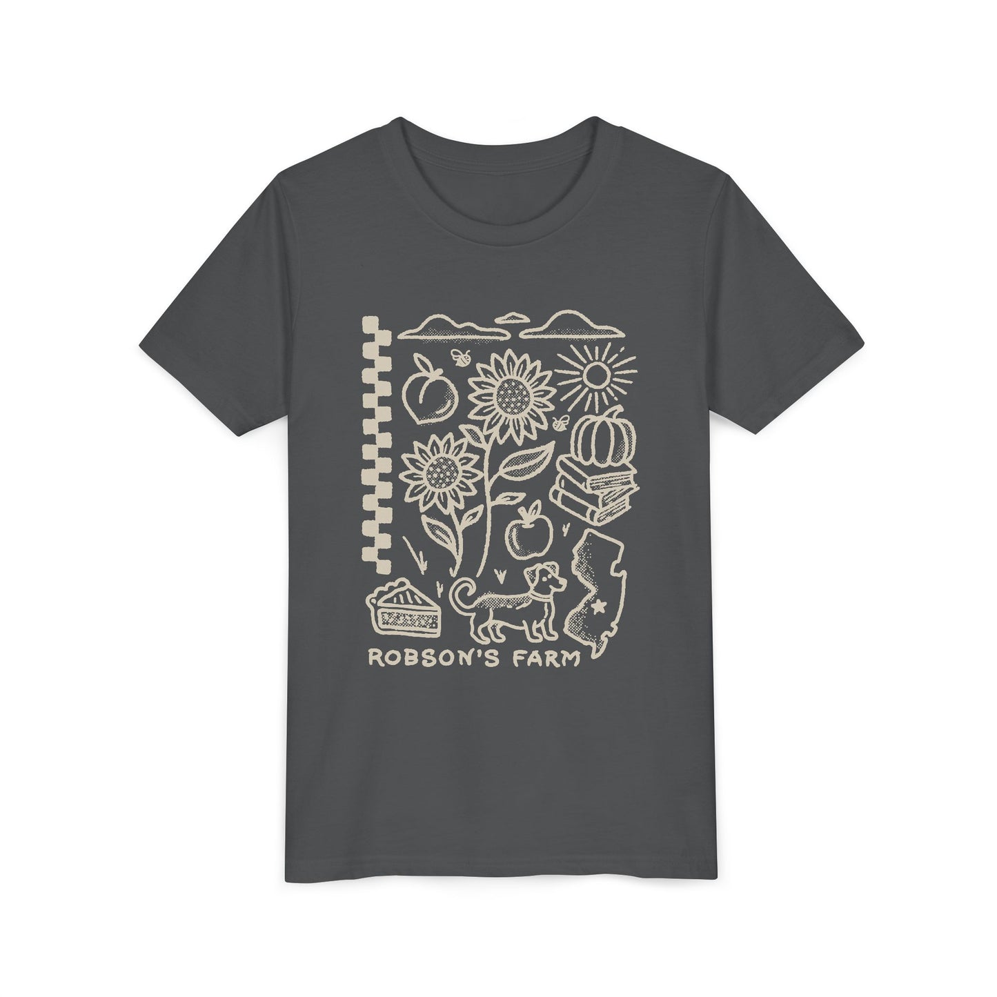 Kids Fall Merch T, Tan Design
