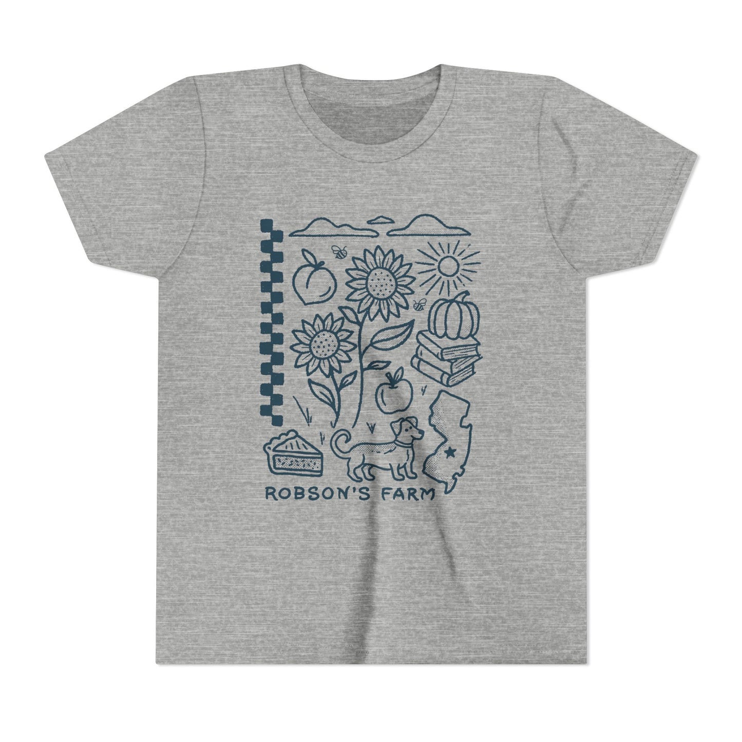 Kids Fall Merch T, Navy Design