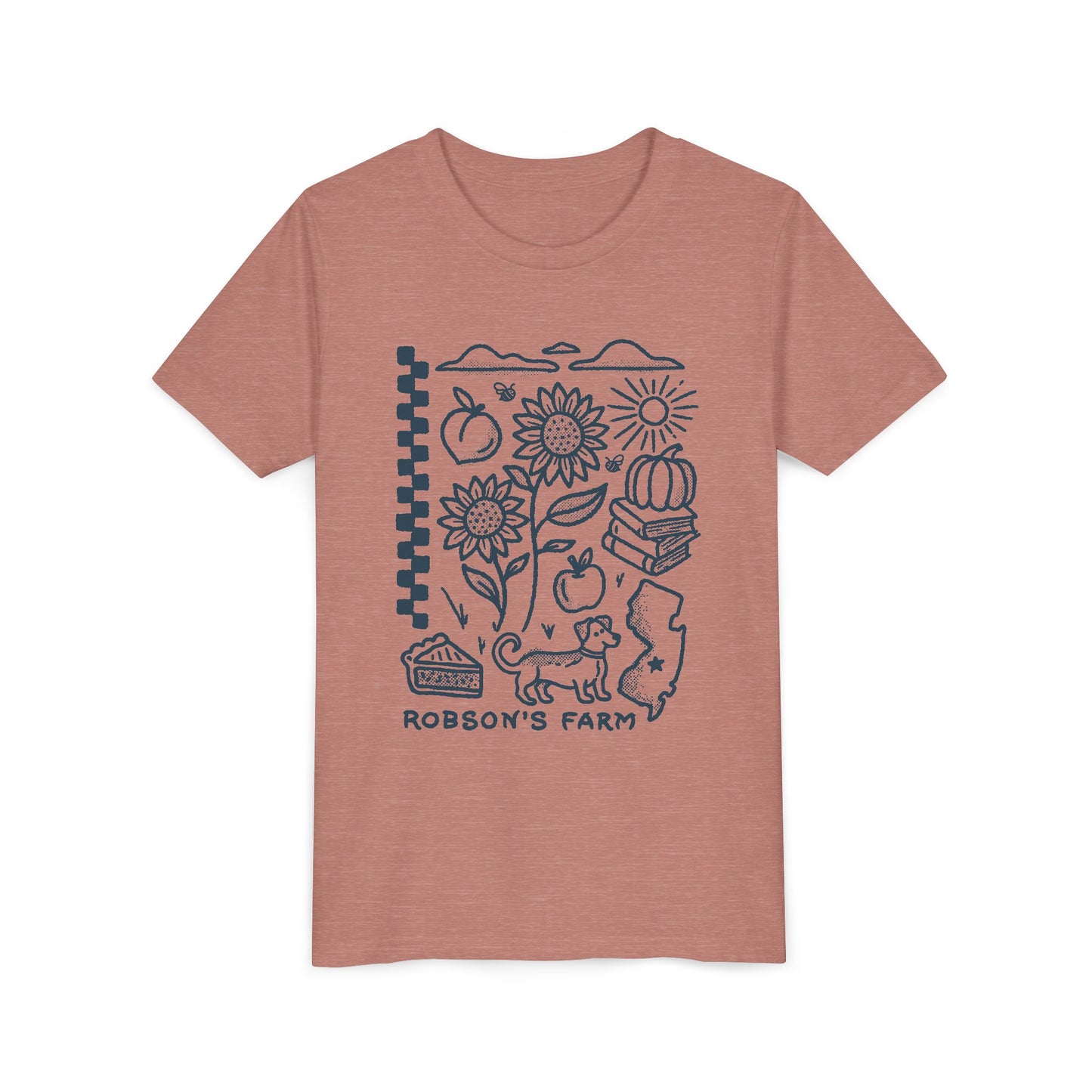 Kids Fall Merch T, Navy Design