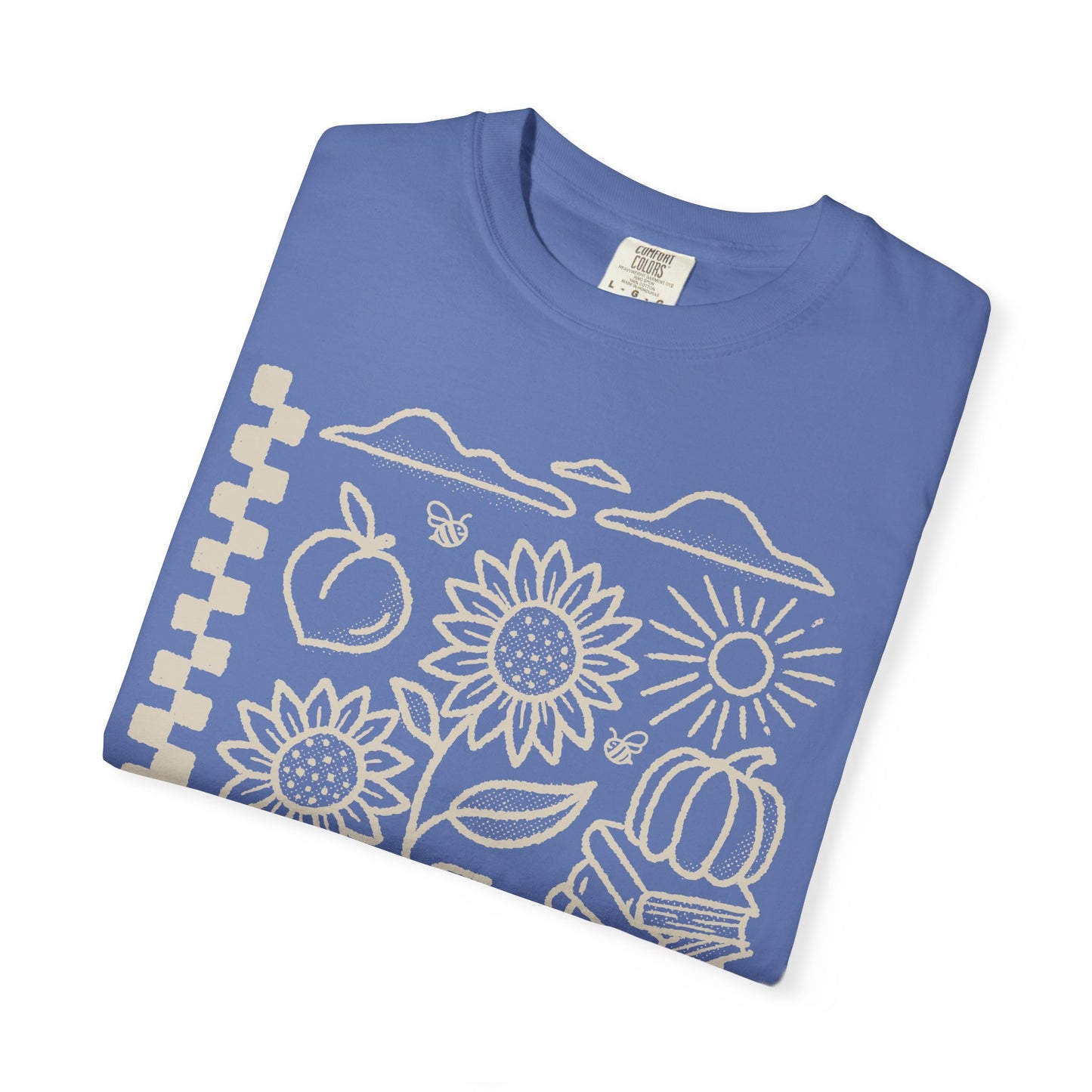 Fall T Shirt, Tan Design