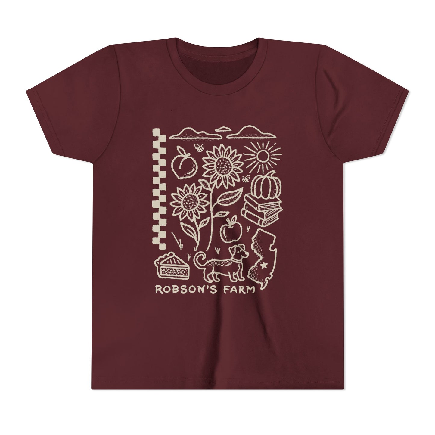 Kids Fall Merch T, Tan Design