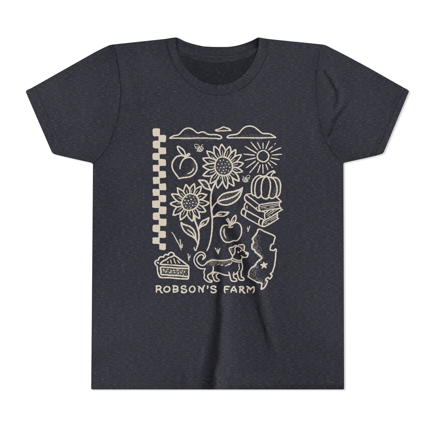 Kids Fall Merch T, Tan Design