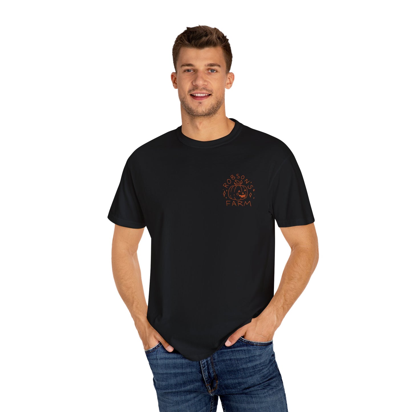 Pumpkin Unisex Garment-Dyed T-shirt