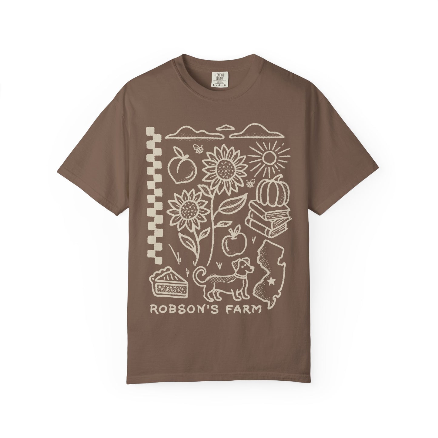 Fall T Shirt, Tan Design