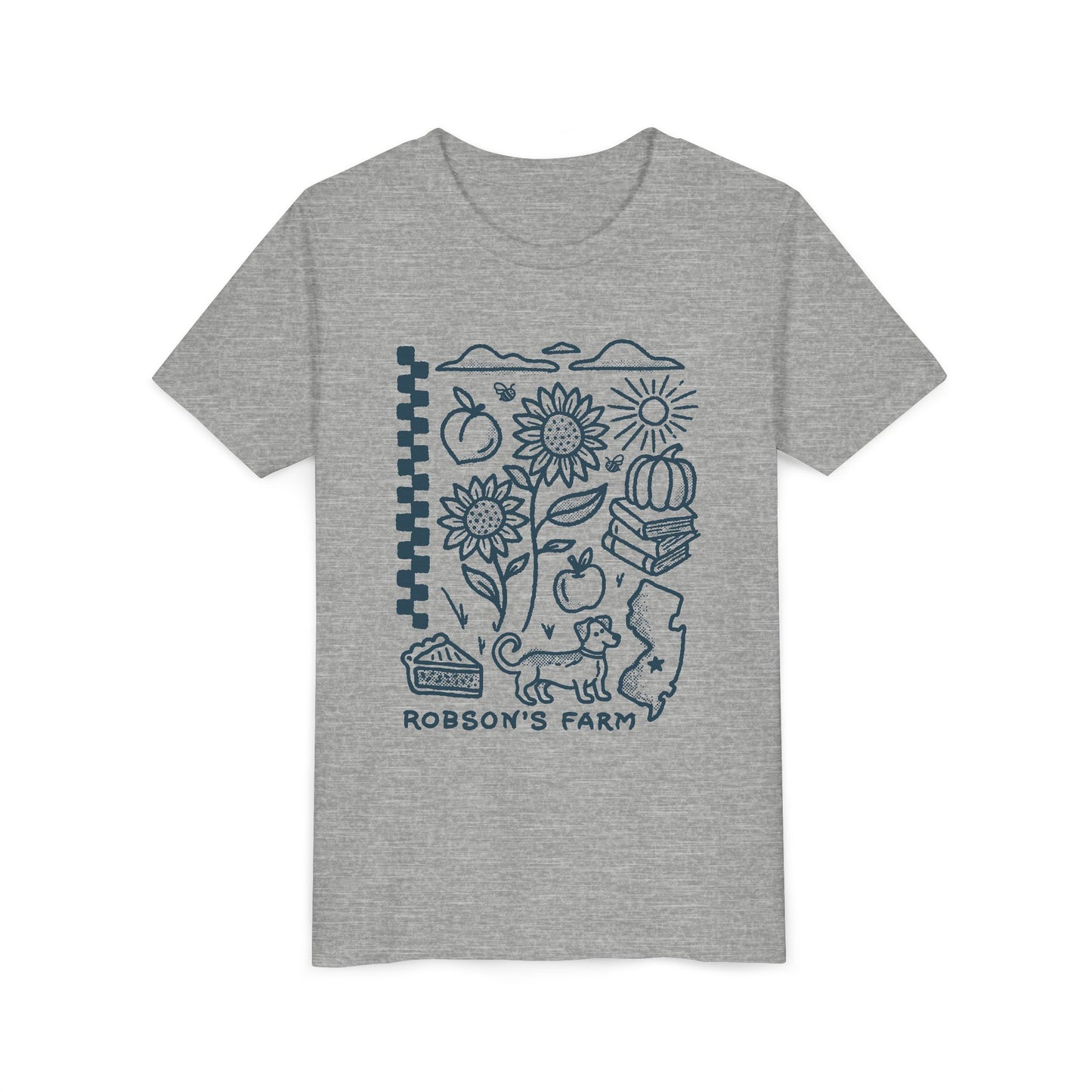 Kids Fall Merch T, Navy Design