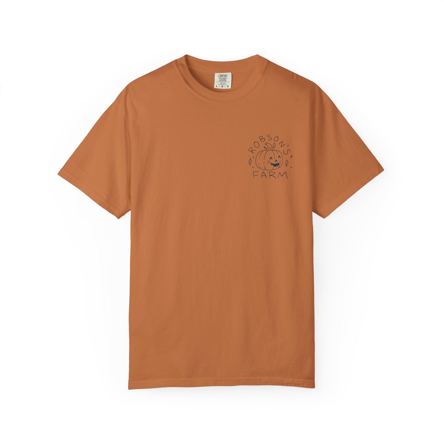 Pumpkin with Pink Boots Unisex Garment-Dyed T-shirt