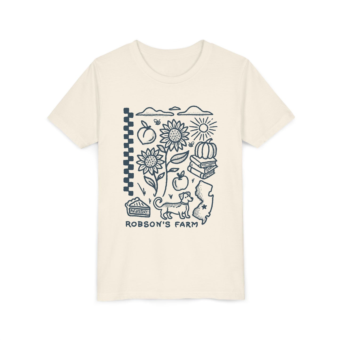 Kids Fall Merch T, Navy Design