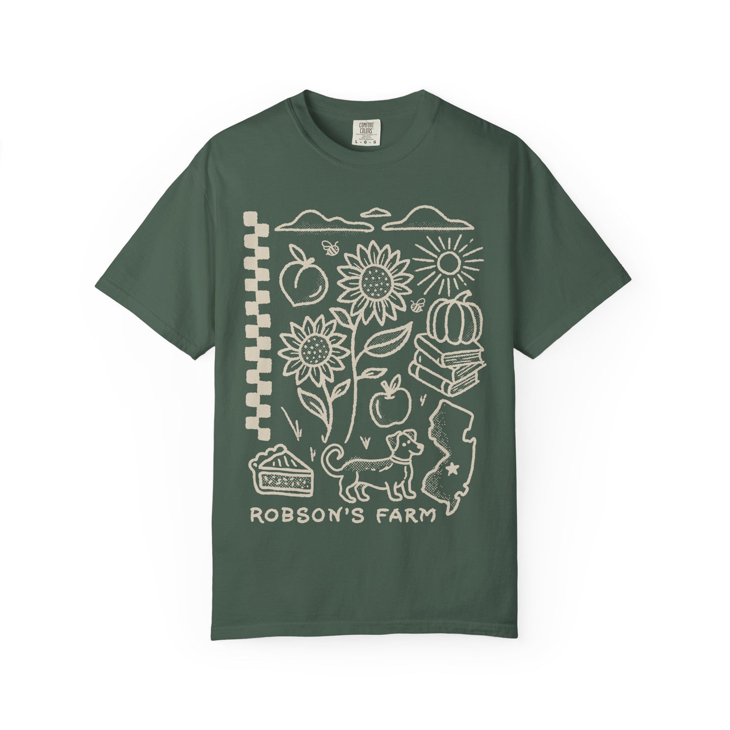 Fall T Shirt, Tan Design