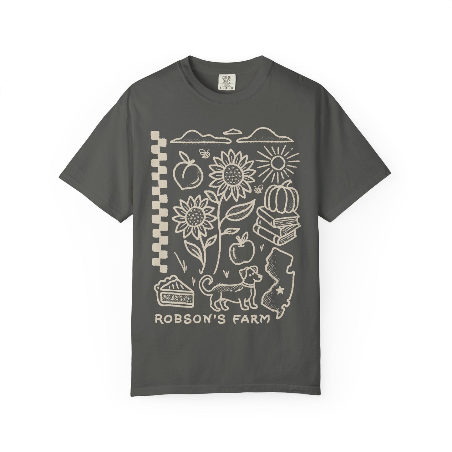 Fall T Shirt, Tan Design