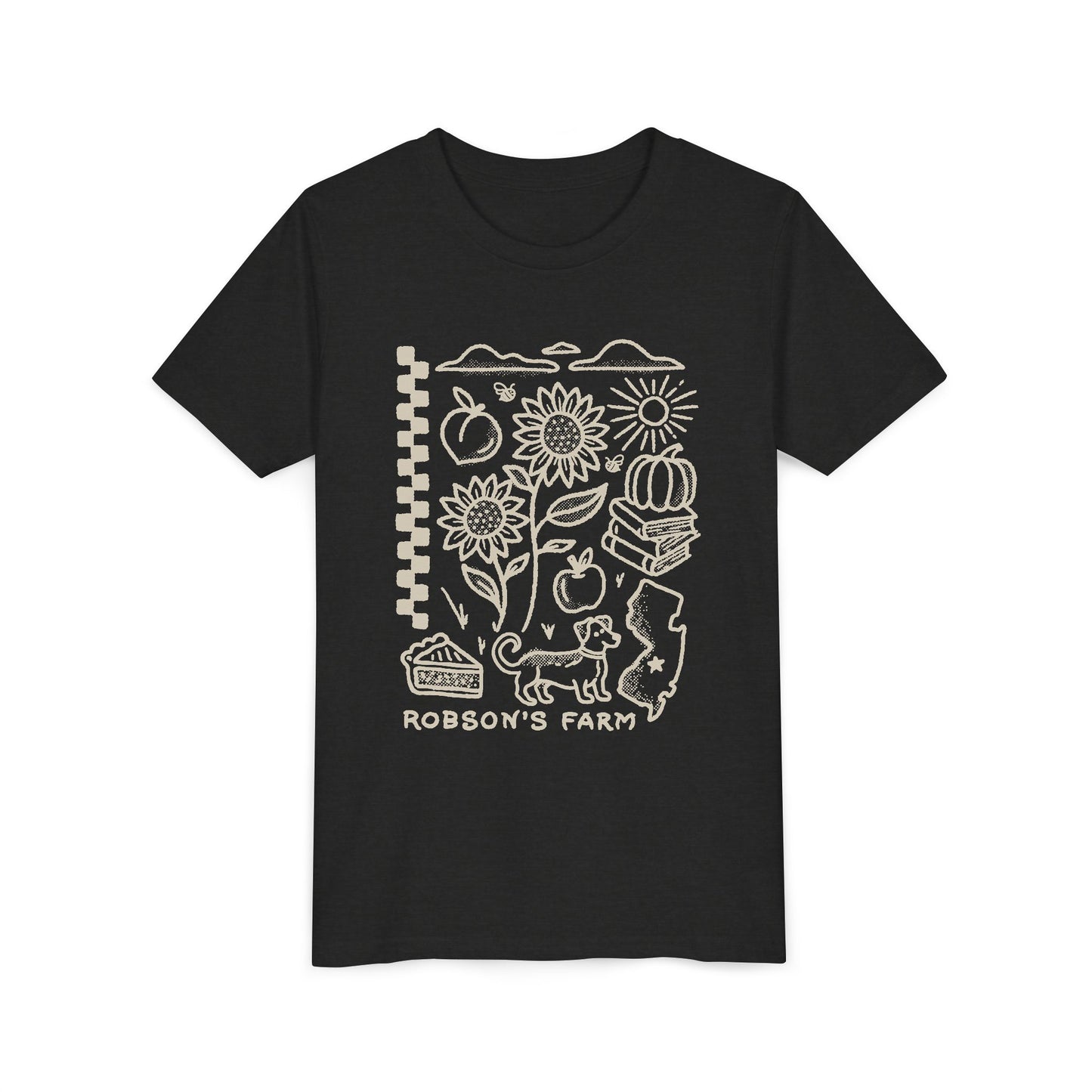 Kids Fall Merch T, Tan Design