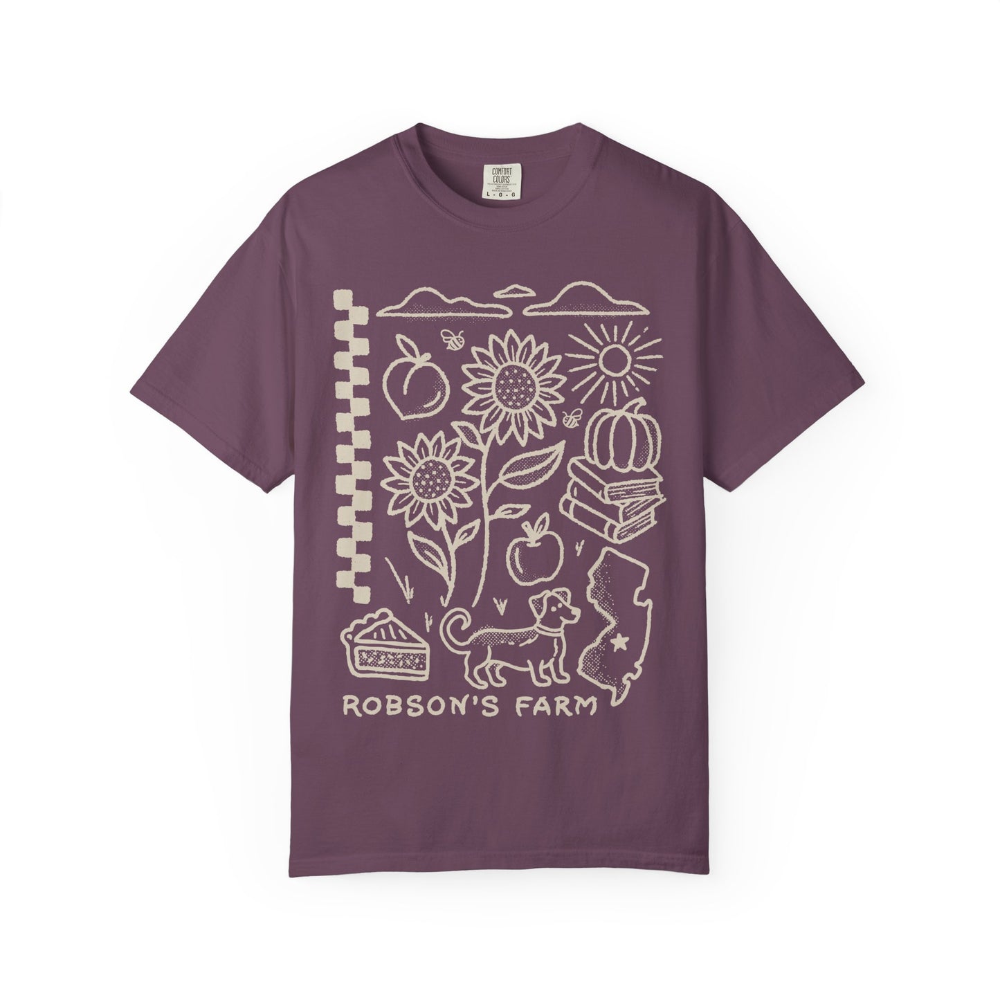 Fall T Shirt, Tan Design