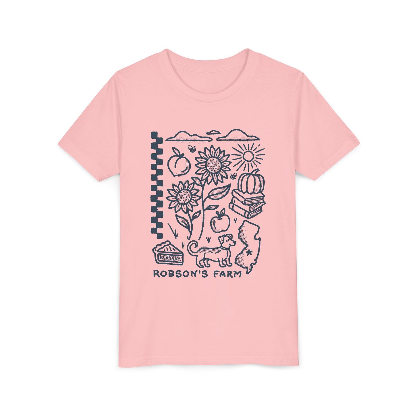 Kids Fall Merch T, Navy Design