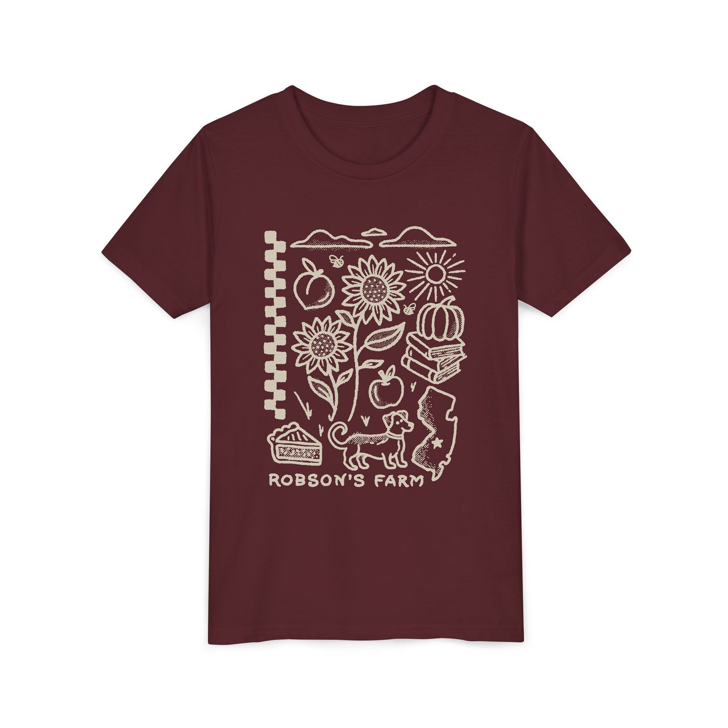 Kids Fall Merch T, Tan Design