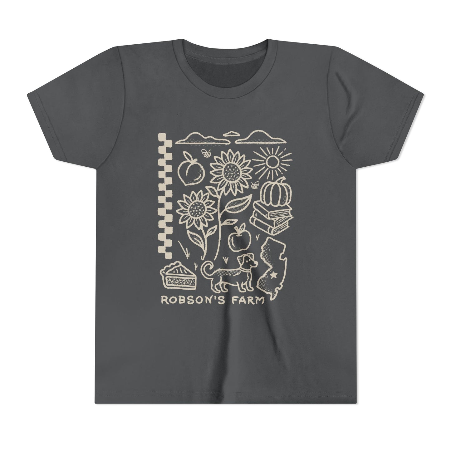 Kids Fall Merch T, Tan Design