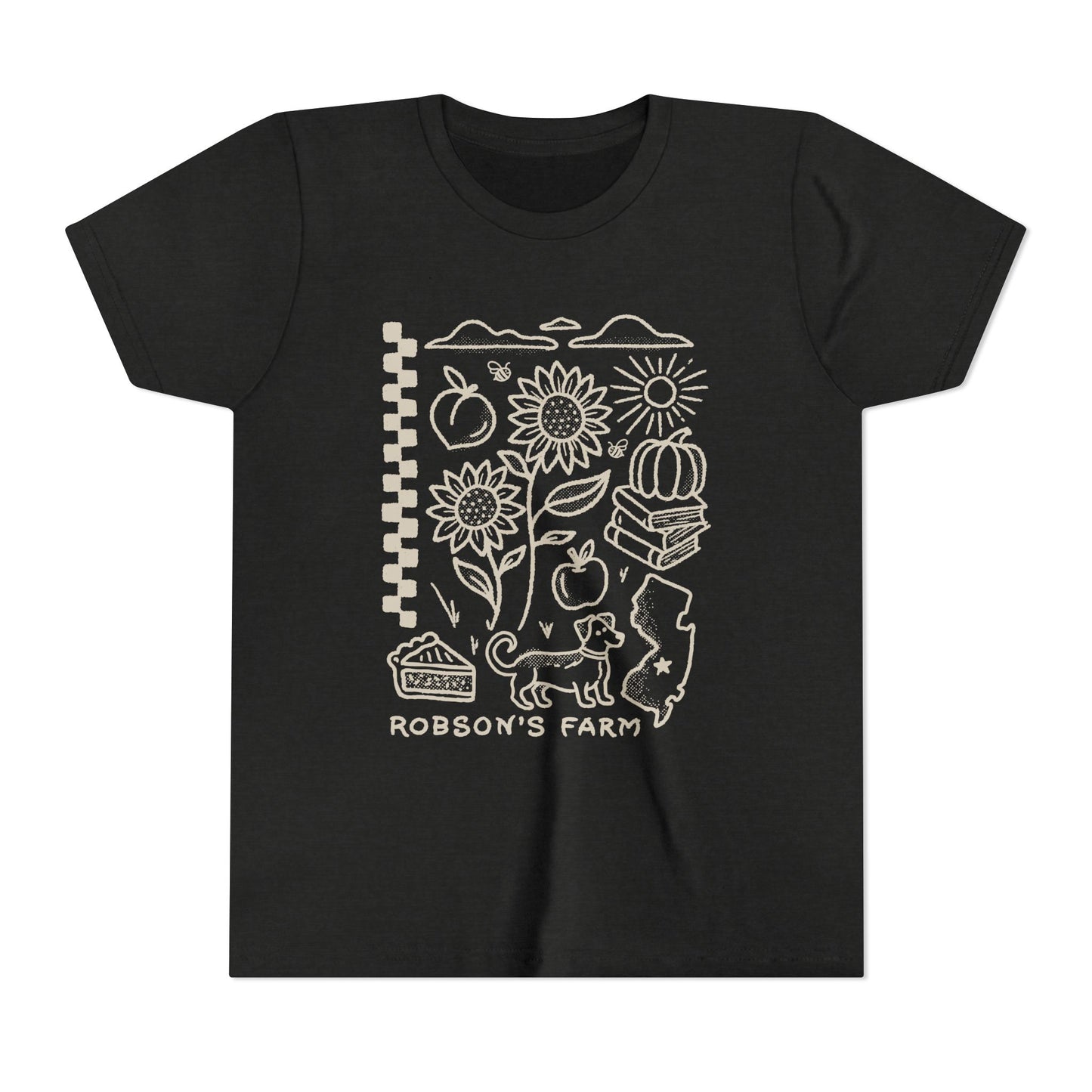 Kids Fall Merch T, Tan Design