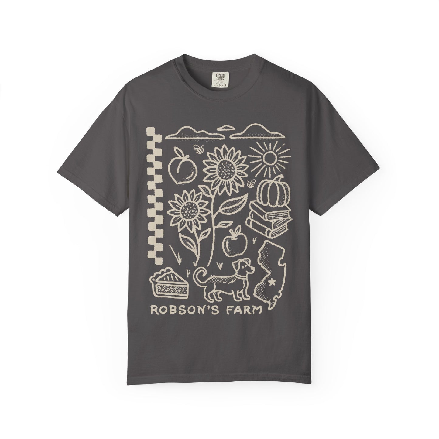 Fall T Shirt, Tan Design