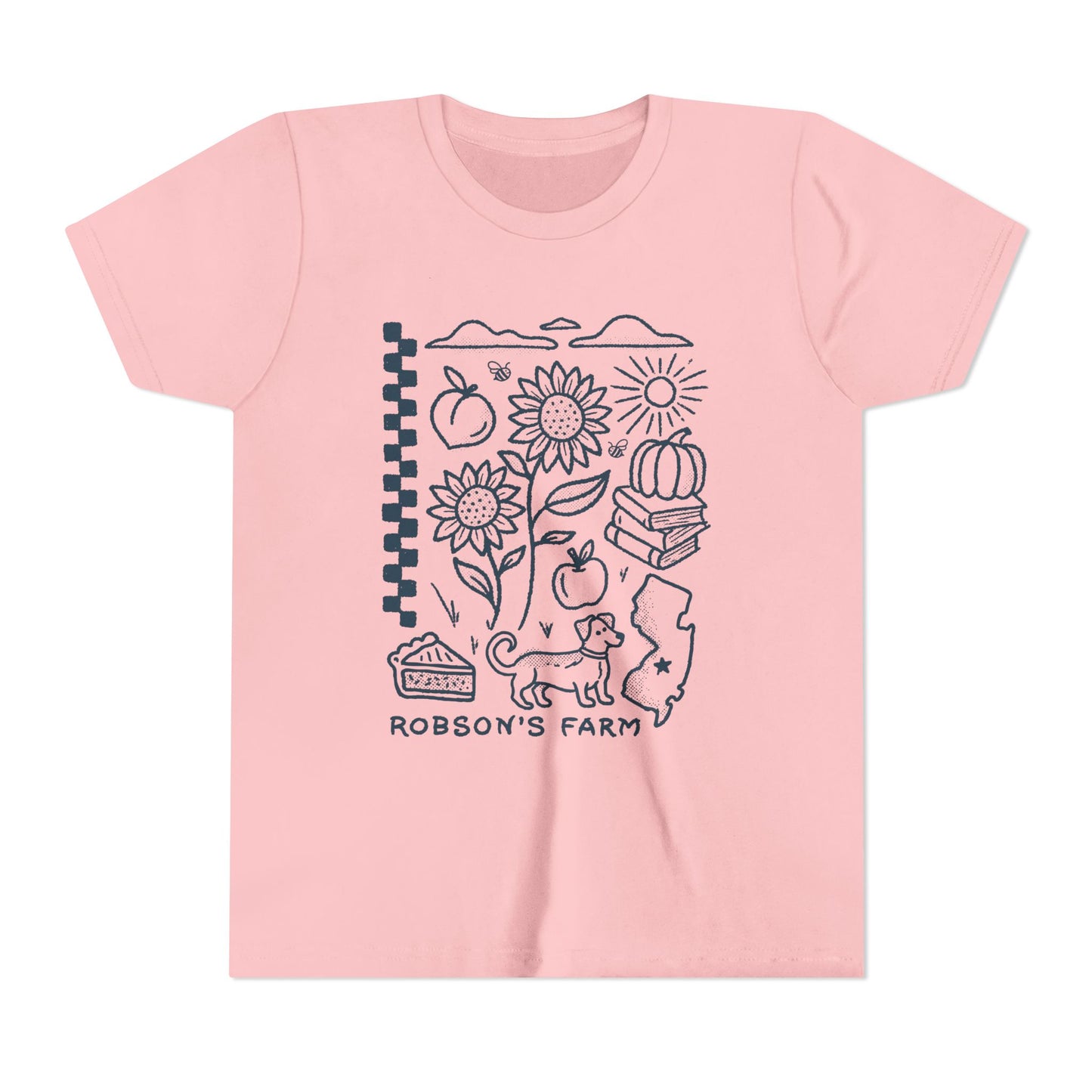 Kids Fall Merch T, Navy Design