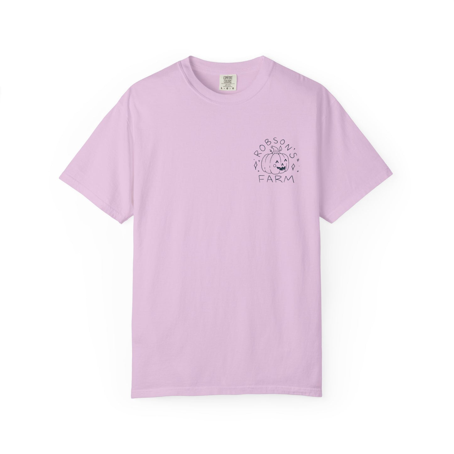Pumpkin with Pink Boots Unisex Garment-Dyed T-shirt