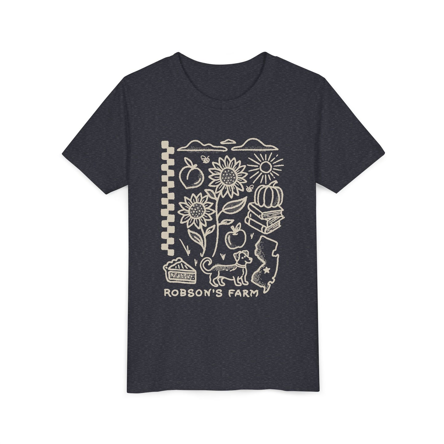 Kids Fall Merch T, Tan Design