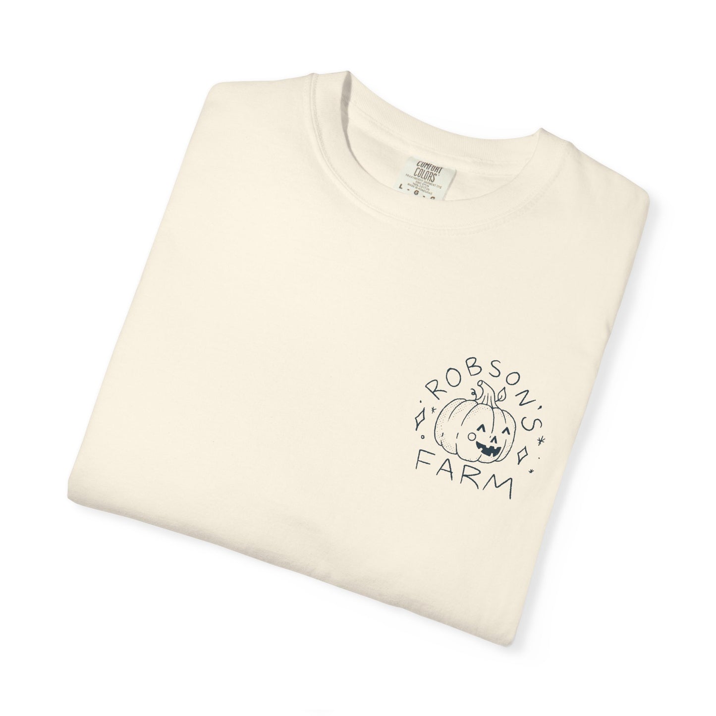 Pumpkin with Pink Boots Unisex Garment-Dyed T-shirt