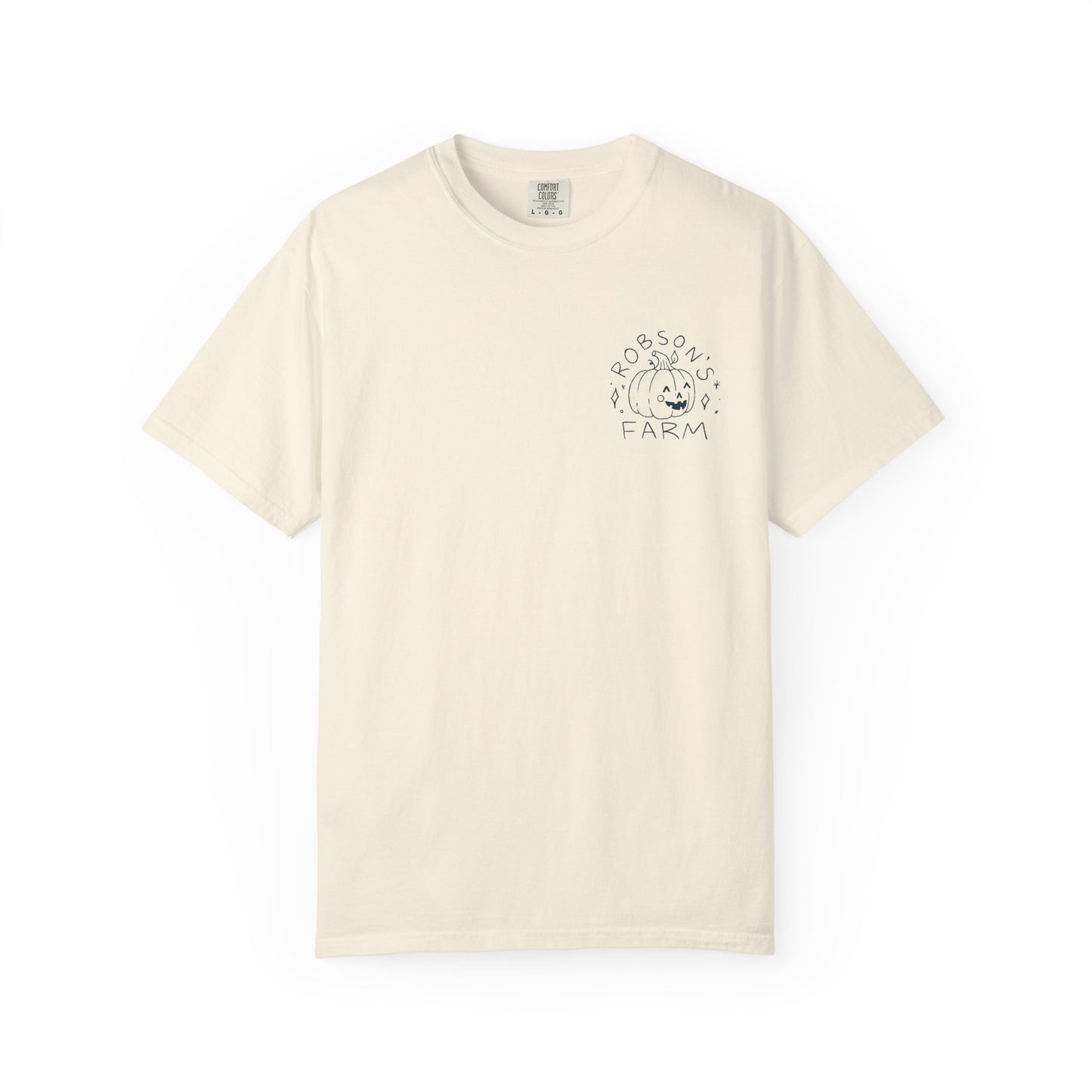Pumpkin with Pink Boots Unisex Garment-Dyed T-shirt