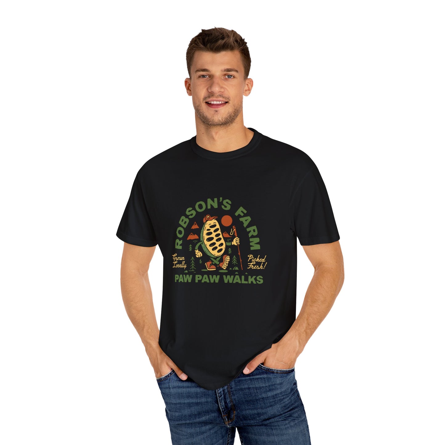 PawPaw Shirt, Black Unisex Garment-Dyed T-shirt