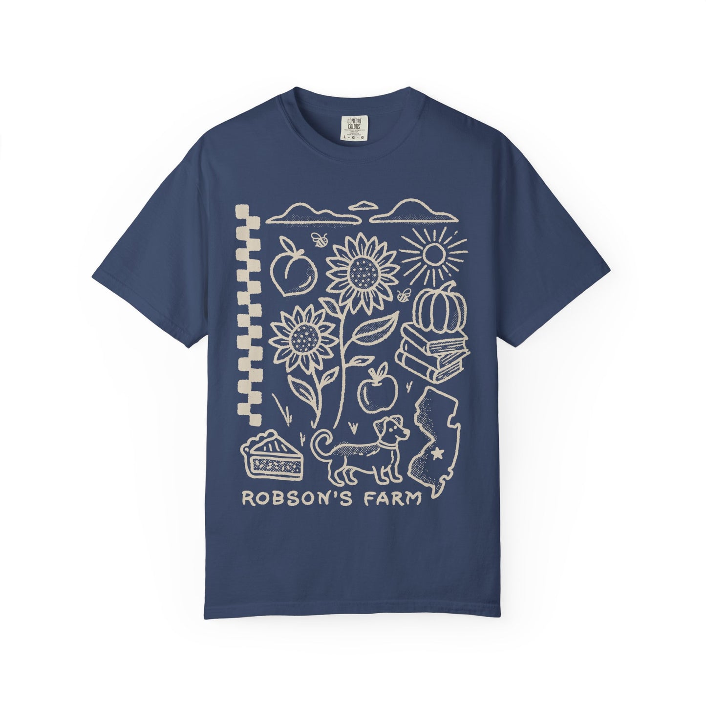 Fall T Shirt, Tan Design