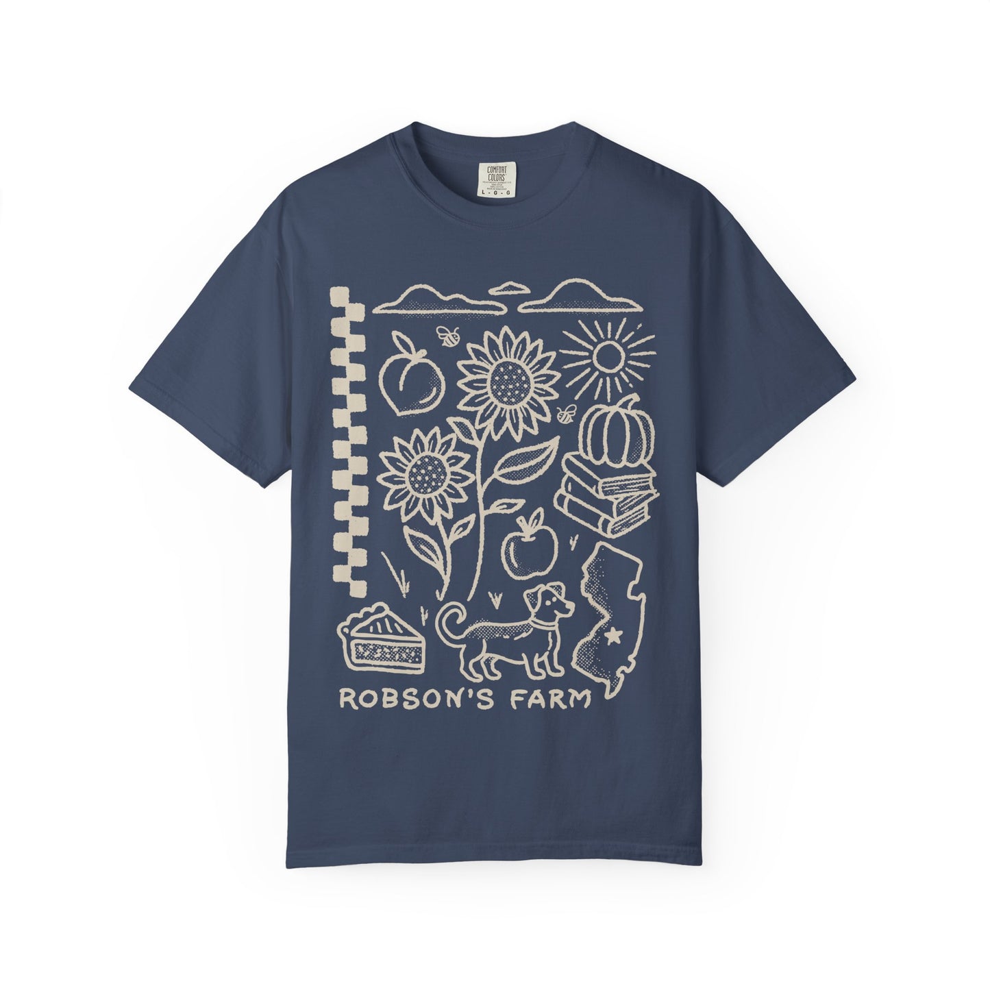 Fall T Shirt, Tan Design