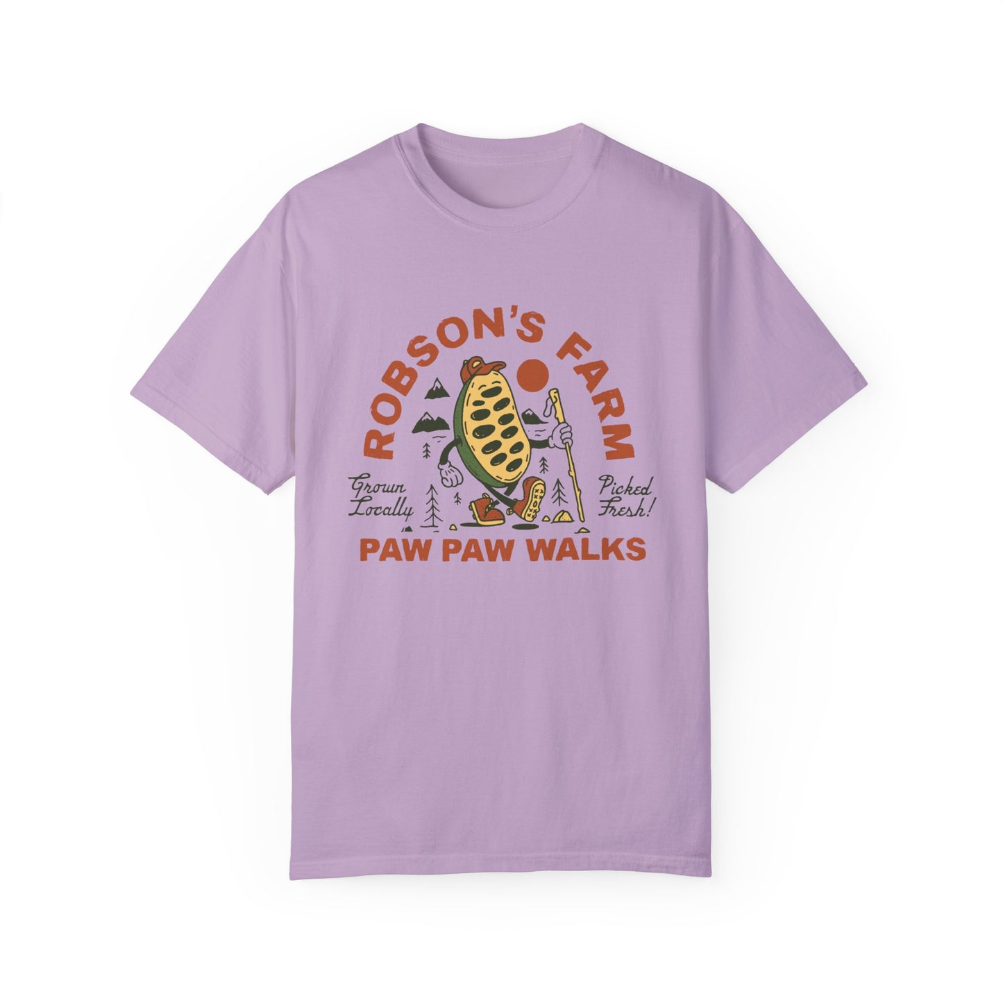 PawPaw Shirt, Yellow Unisex Garment-Dyed T-shirt