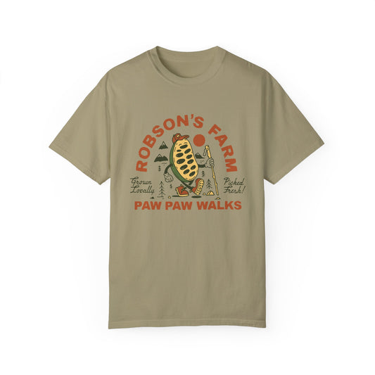 PawPaw Shirt, Yellow Unisex Garment-Dyed T-shirt