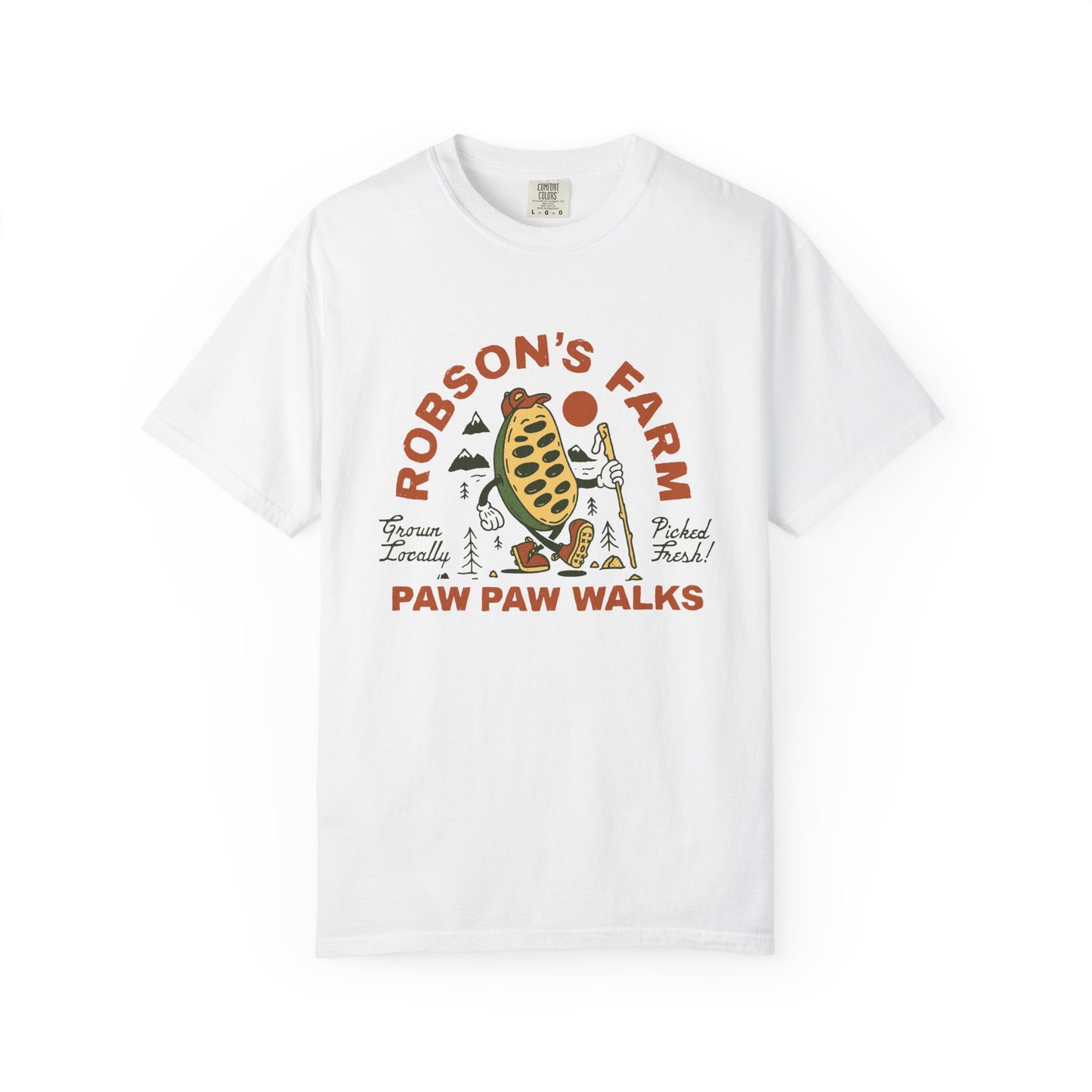 PawPaw Shirt, Yellow Unisex Garment-Dyed T-shirt