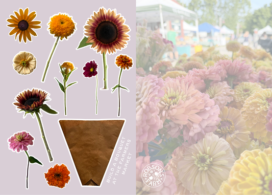 Build a Bouquet Sticker Sheet